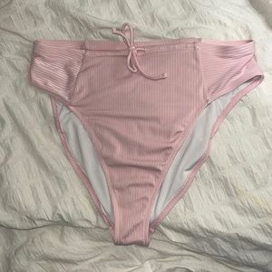 High Waist Pink bikini bottoms